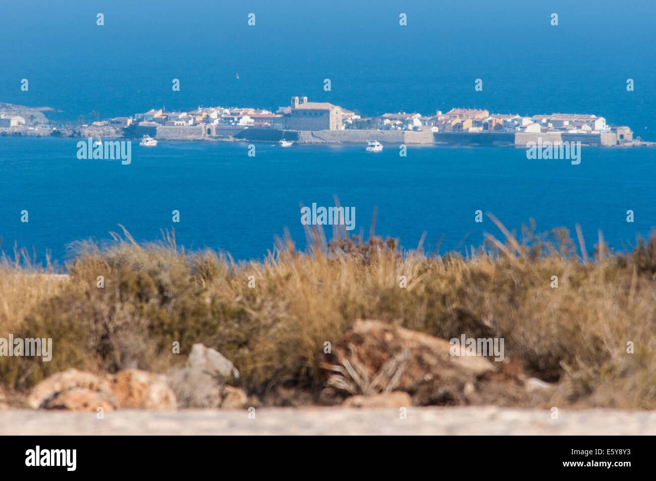 Isola di distanza Foto Stock