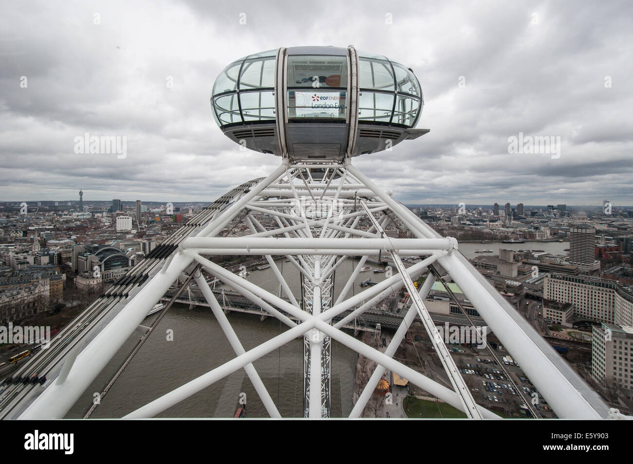 London Eye Foto Stock