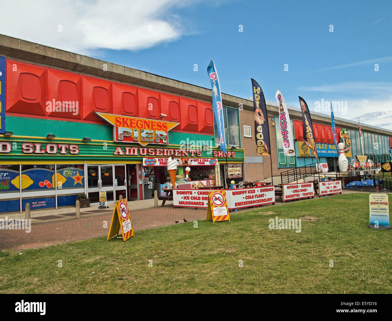 Divertimento arcade Skegness Regno Unito Foto Stock