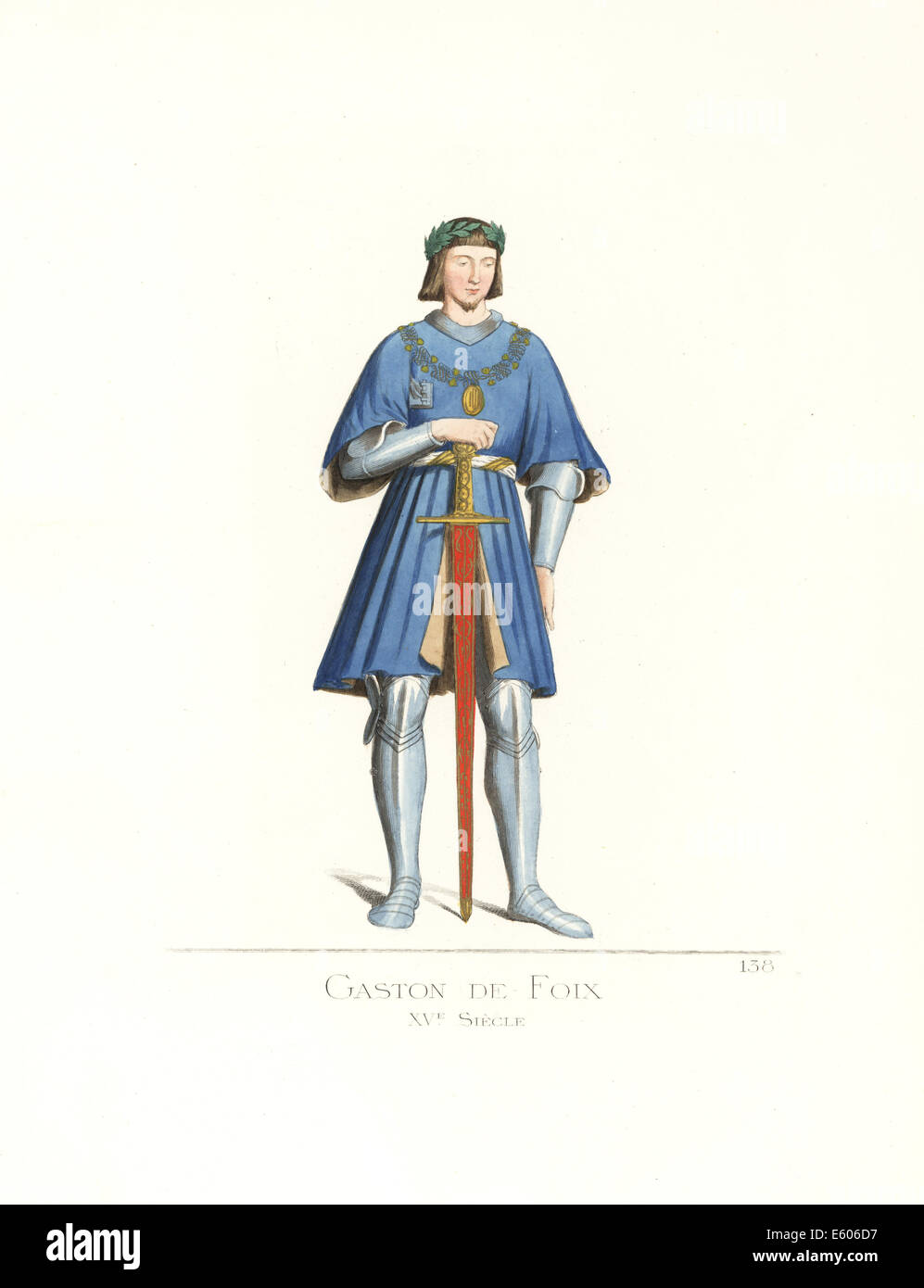 Gaston de Foix, Duc de Nemours (1489-1512). Foto Stock