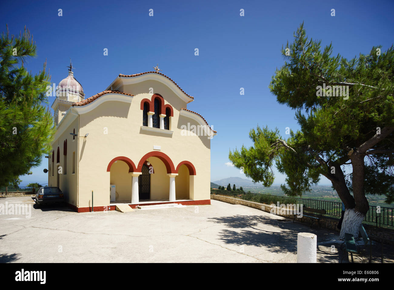 Zante Grecia - Ano Gerakari. Chiesa di San Nicola, Agios Nikolaos. Foto Stock