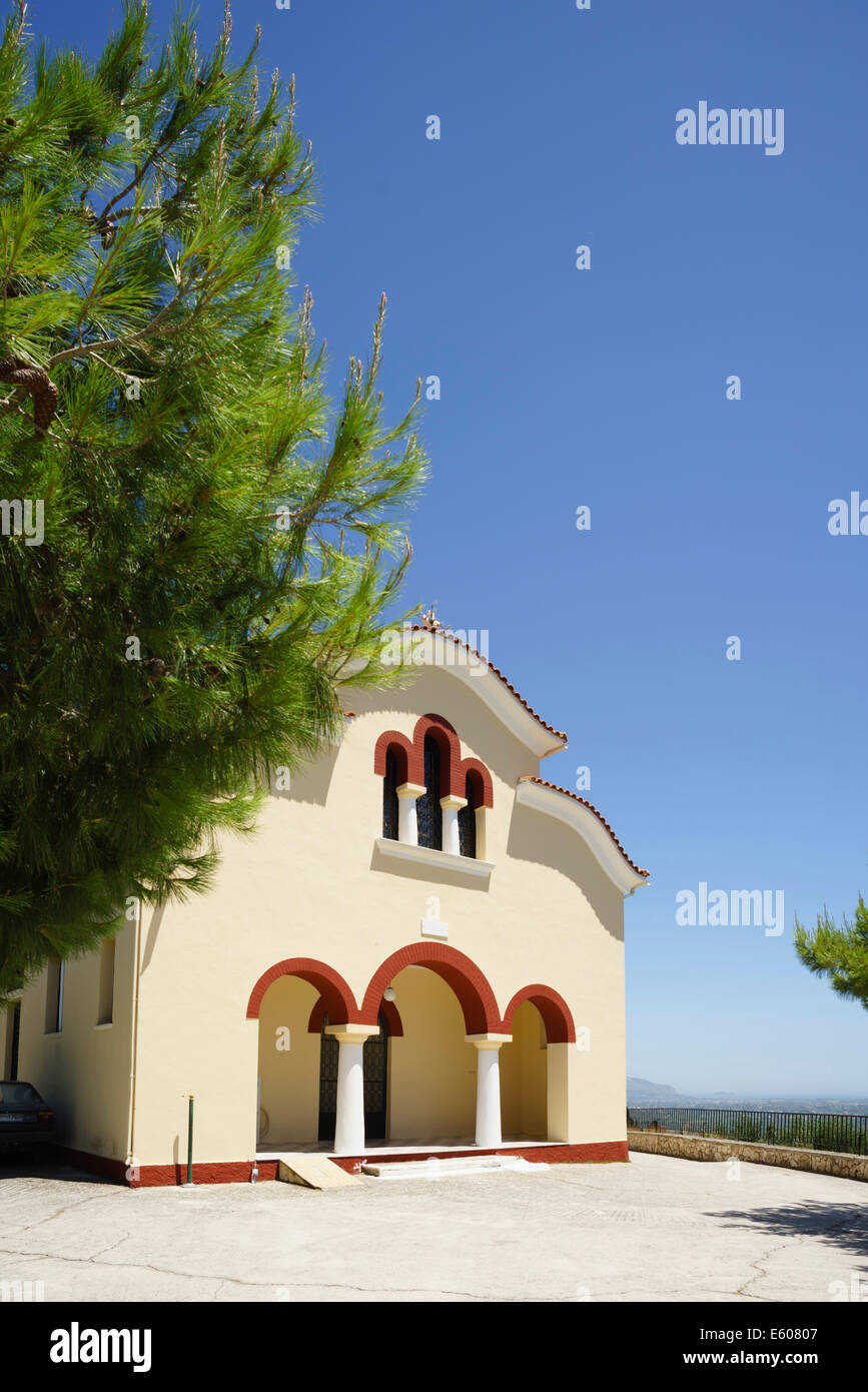 Zante Grecia - Ano Gerakari. Chiesa di San Nicola, Agios Nikolaos. Foto Stock