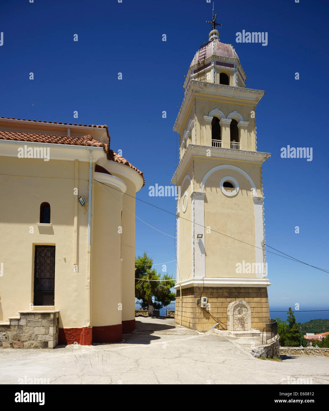 Zante Grecia - Ano Gerakari. Chiesa di San Nicola, Agios Nikolaos. Foto Stock