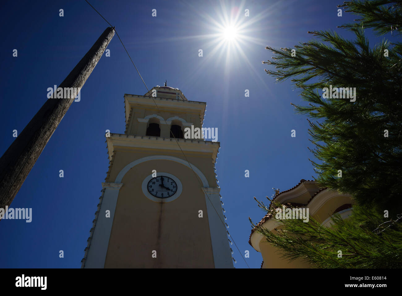 Zante Grecia - Ano Gerakari. Chiesa di San Nicola, Agios Nikolaos. Foto Stock