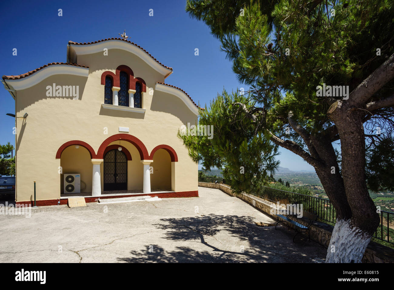 Zante Grecia - Ano Gerakari. Chiesa di San Nicola, Agios Nikolaos. Foto Stock