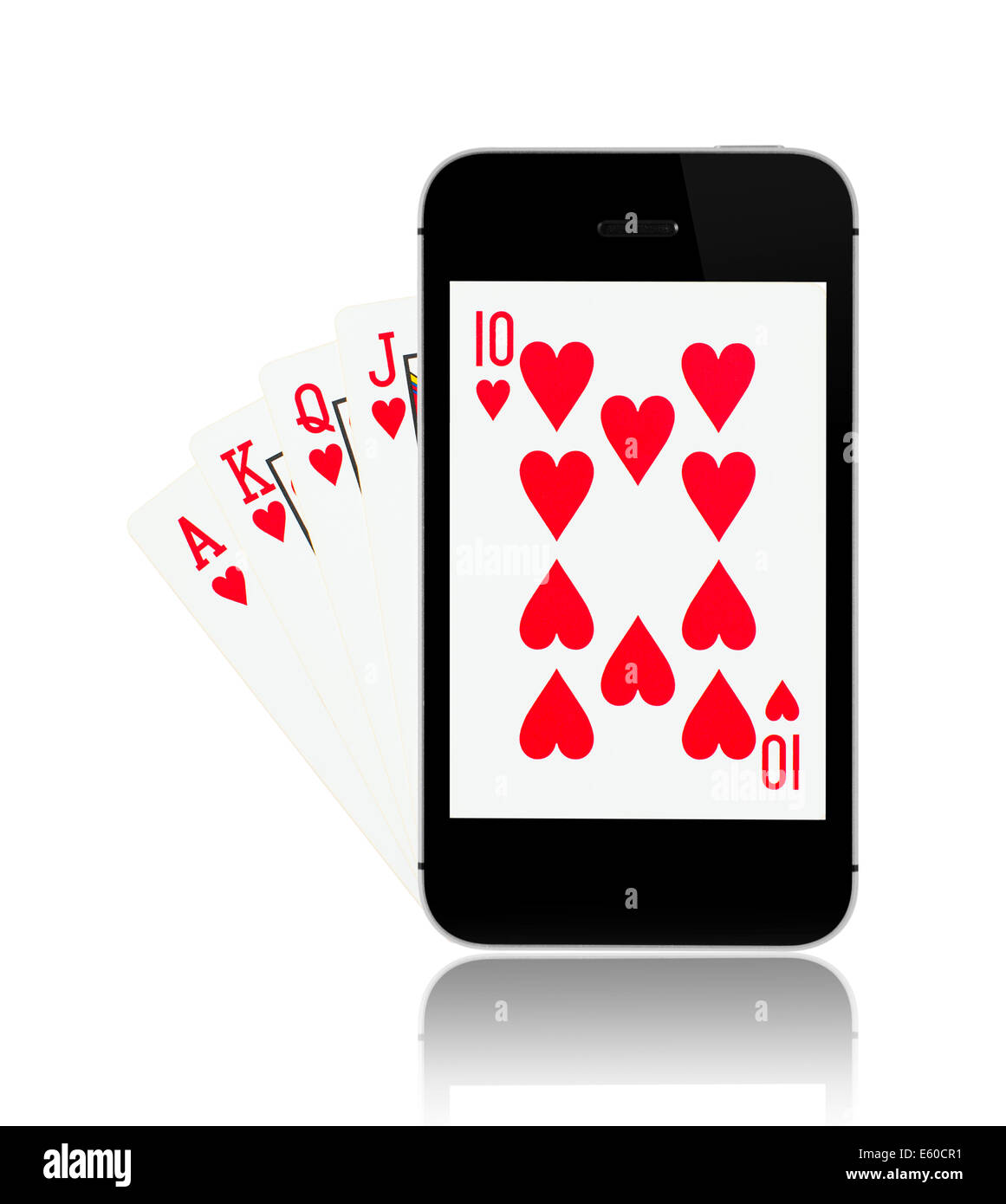 Poker online Foto Stock