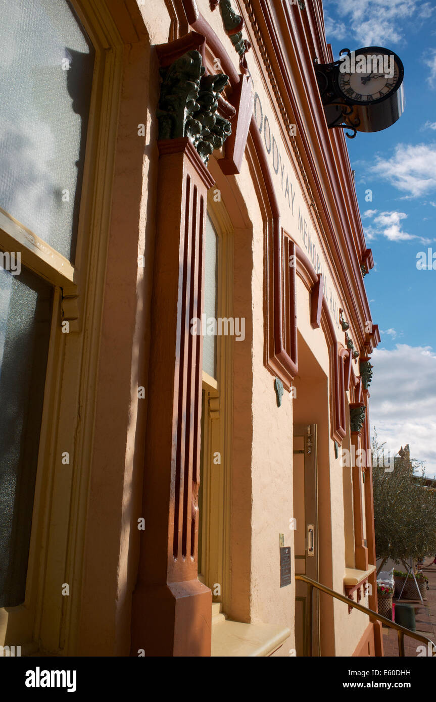 Il Toodyay Memorial Hall è un patrimonio-listed building sulla terrazza di Stirling in Toodyay, Western Australia. Foto Stock