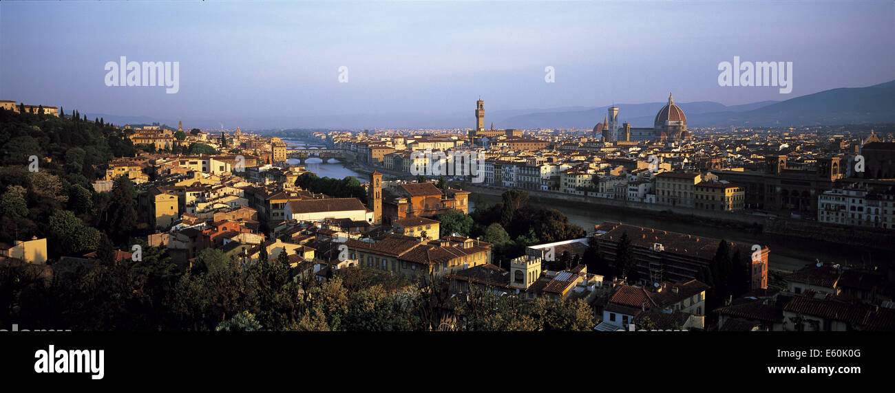 Firenze, Skyline, Toscana , Italia Foto Stock