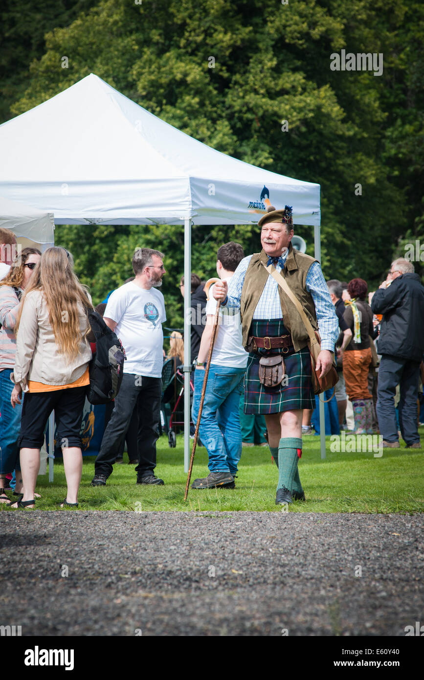 Highland man a giochi delle Highland(© Alan Davidson) Foto Stock