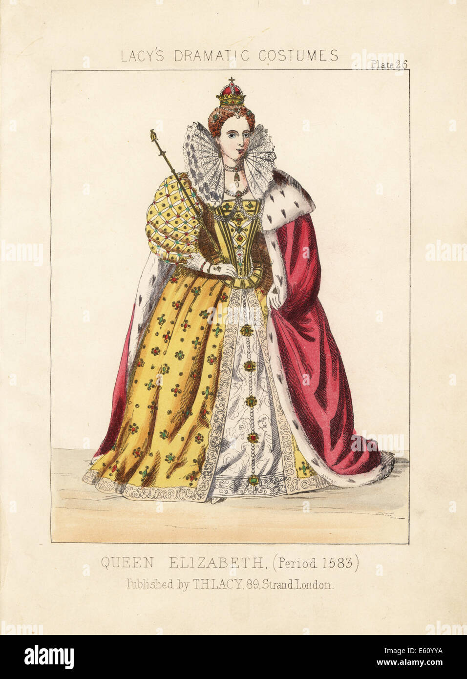 La regina Elisabetta I d'Inghilterra, 1583. Foto Stock