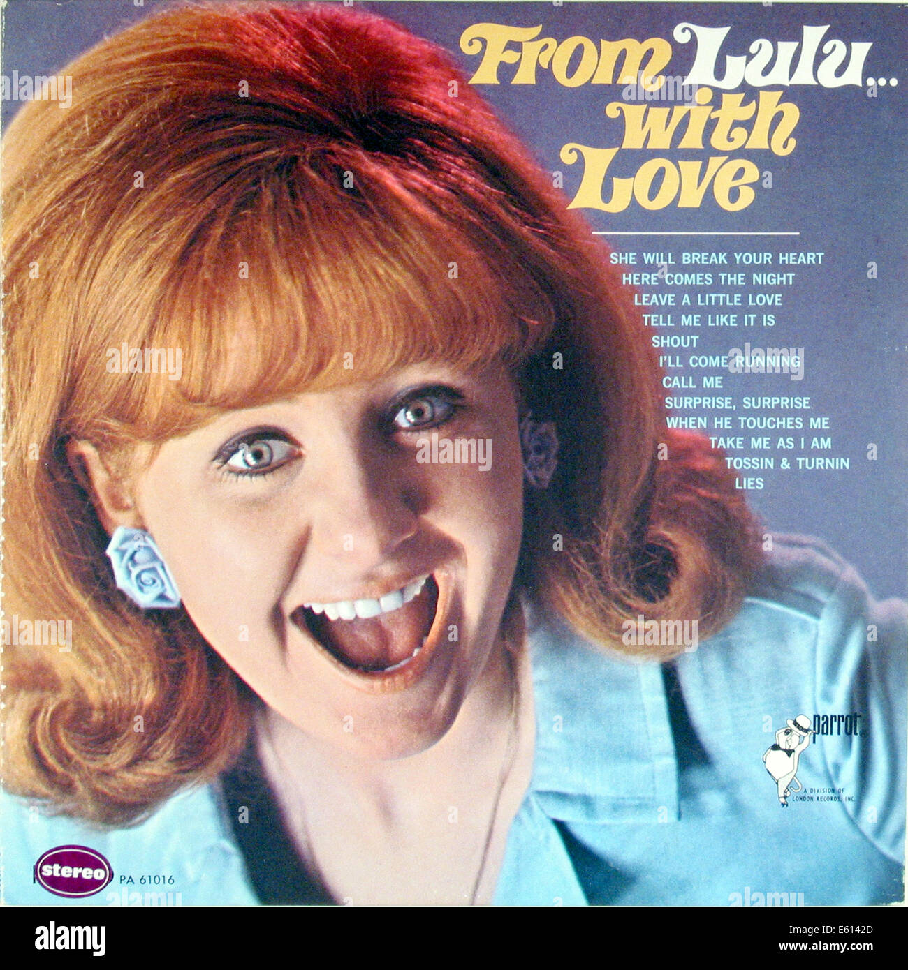 LULU copertina album circa 1960s. La cortesia Granamour Weems collezione. Foto Stock