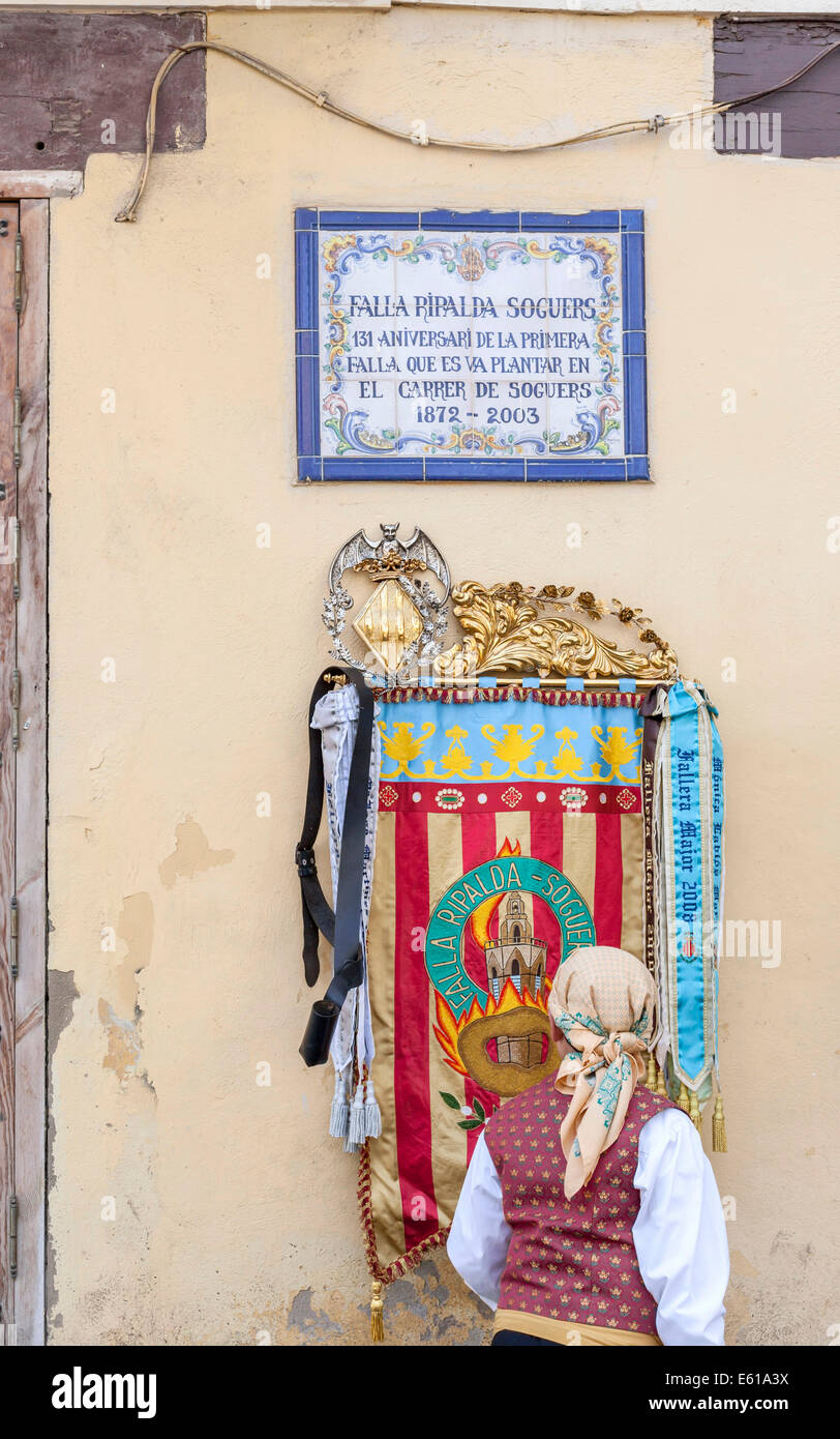 Valencia,Spagna. Fallas 2014. Foto Stock