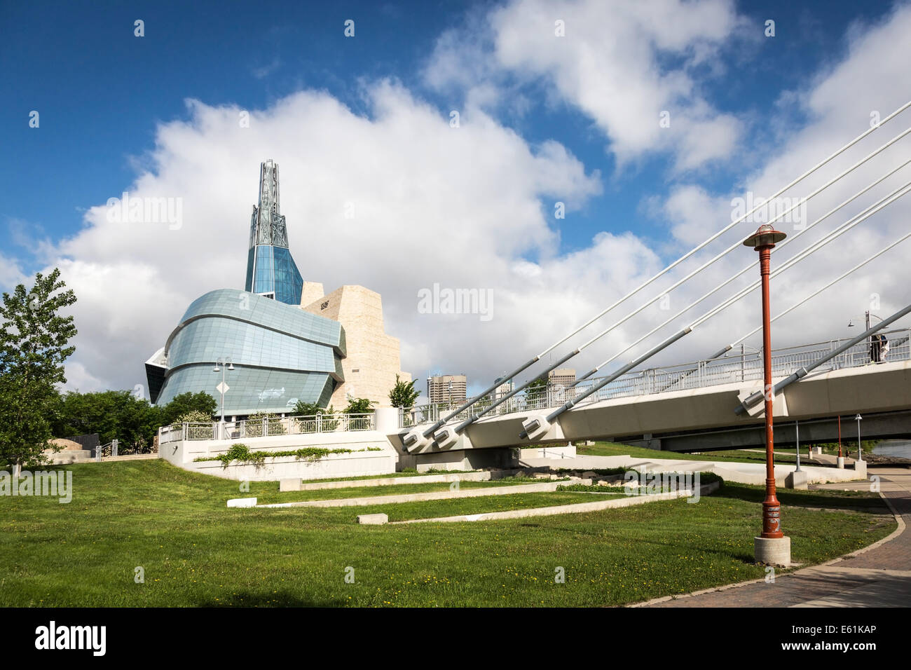 Museo per i Diritti Umani, Winnipeg, Manitoba, Canada, America del Nord. Foto Stock