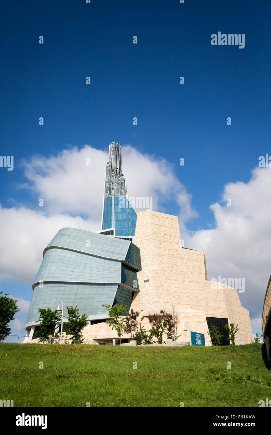 Museo per i Diritti Umani, Winnipeg, Manitoba, Canada, America del Nord. Foto Stock