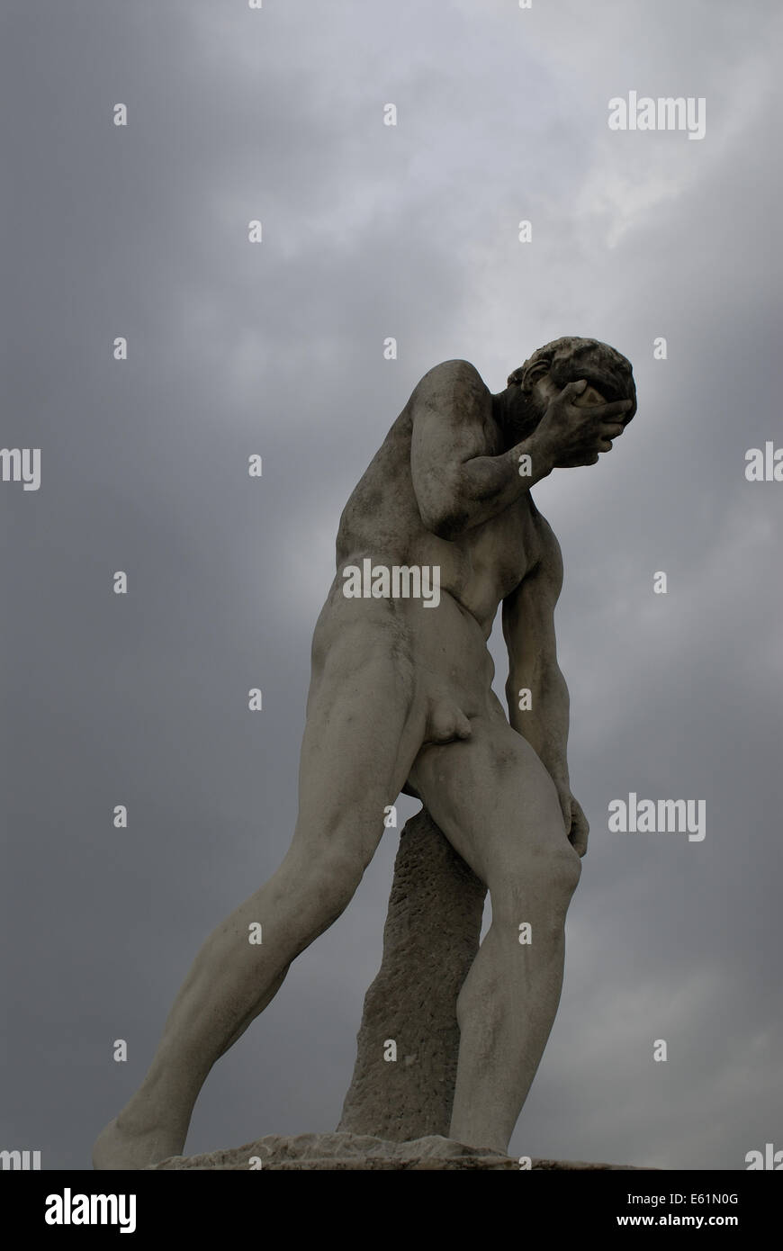 La scultura al Jardin des Tuileries garden, Parigi, Francia Foto Stock