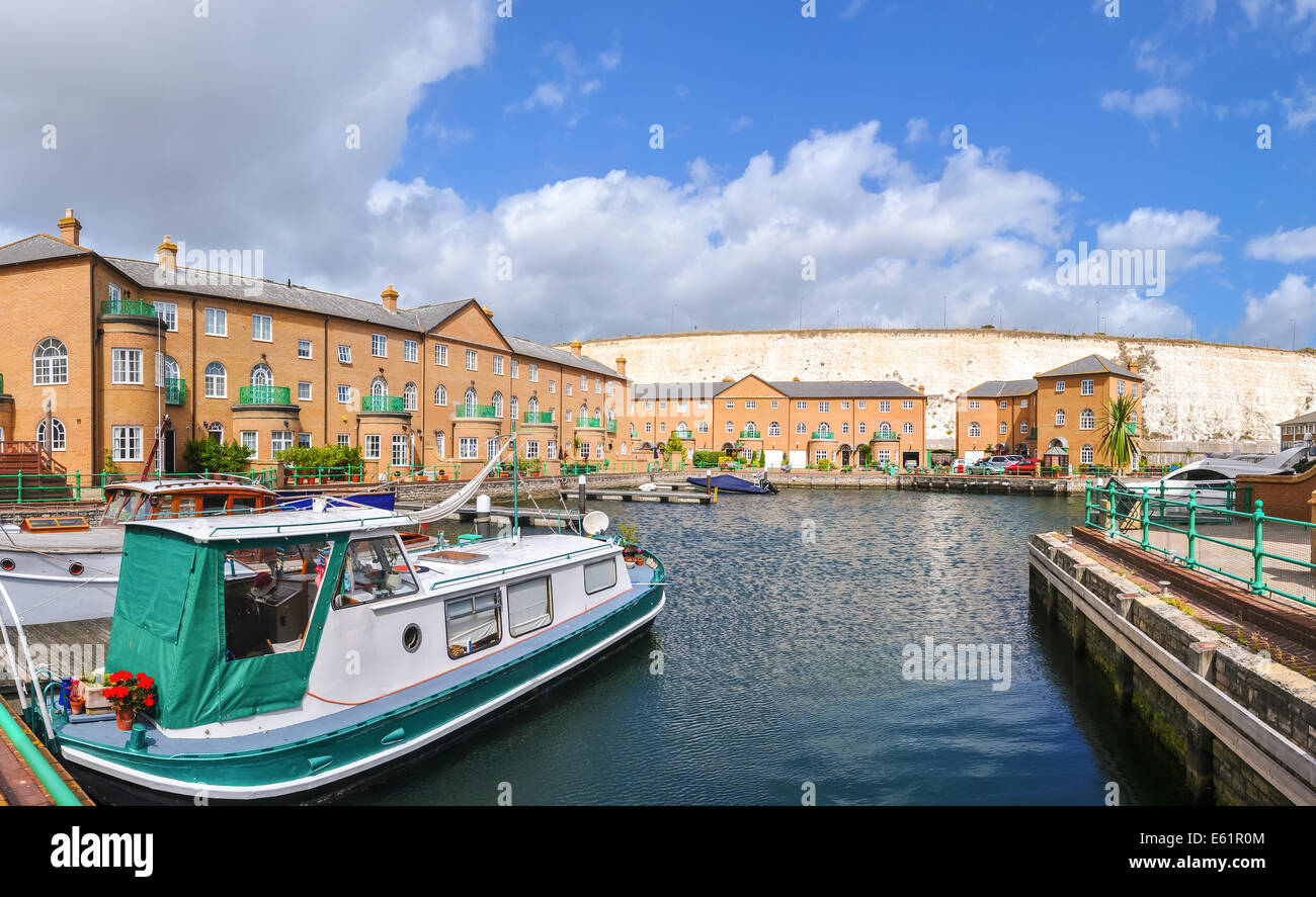 Appartamenti di lusso a Brighton Marina, East Sussex, Regno Unito Foto Stock