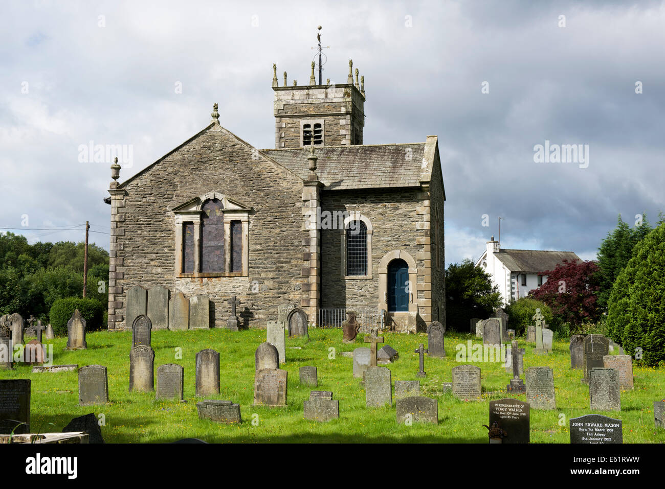 Chiesa di Santa Maria, Ings, Cumbria, England Regno Unito Foto Stock