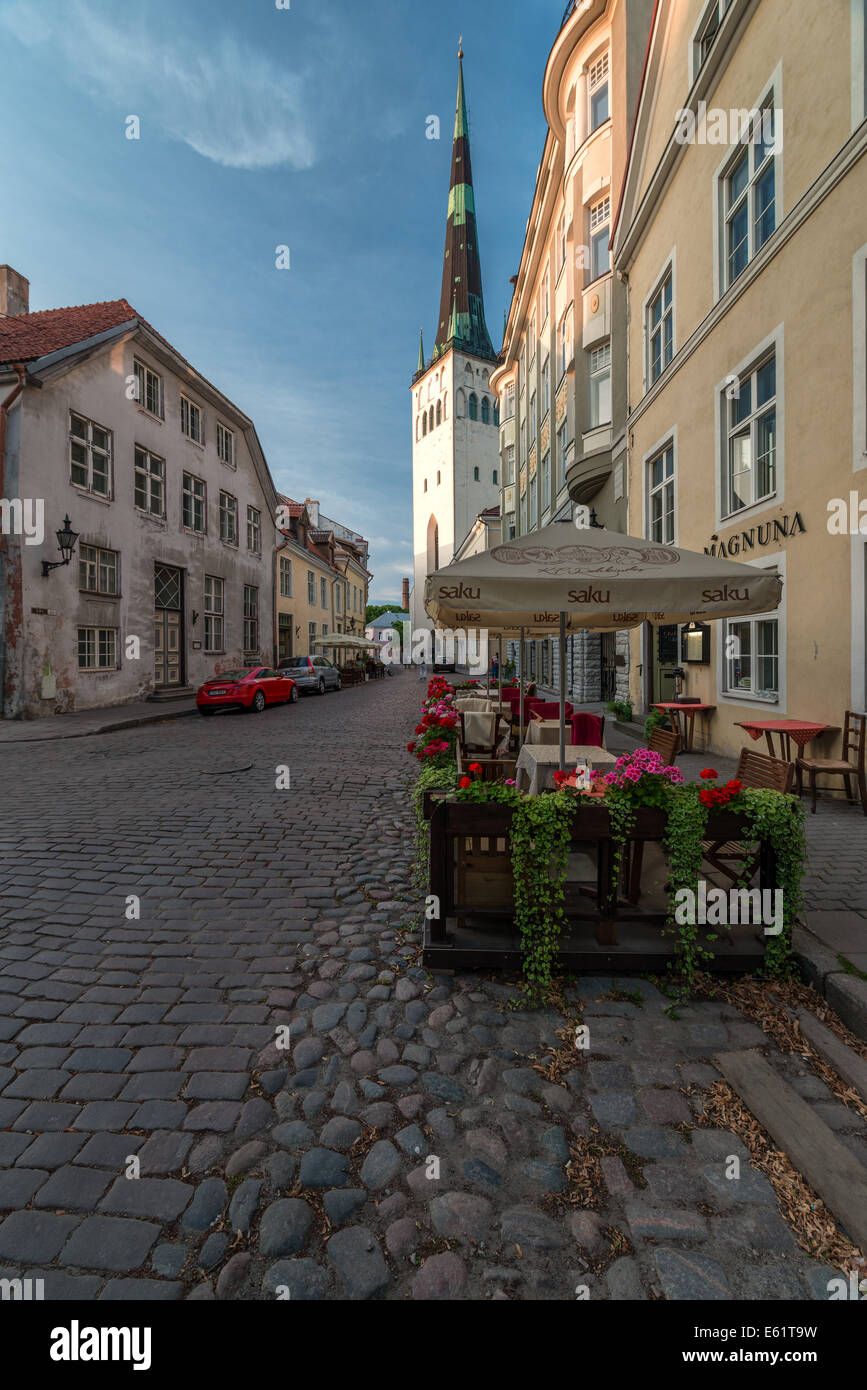 La città vecchia di Tallinn, Estonia Foto Stock