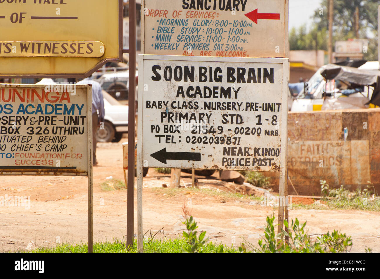Presto Big Brain Academy, vicino Nairobi, Kenya, Africa. Foto Stock
