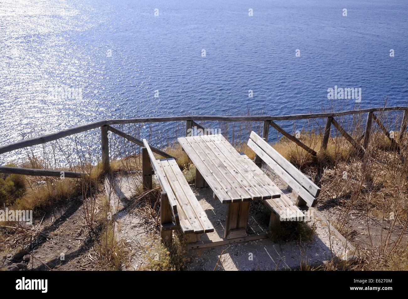 Isola di Capraia (Arcipelago Toscano, Italia) Foto Stock