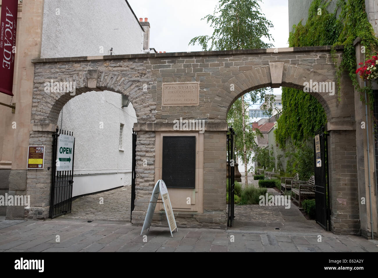 John Wesleys prima cappella e dimora in Bristol REGNO UNITO Foto Stock