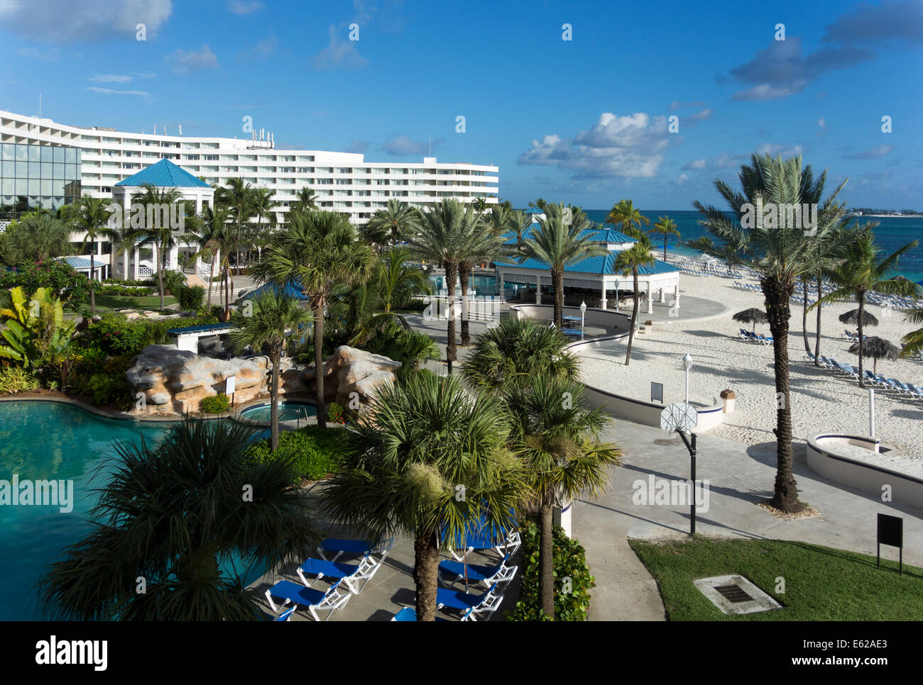 Meliá Nassau Beach Hotel e Resort Cable Beach, a Nassau, Isola Provvidenza, le Bahamas Foto Stock