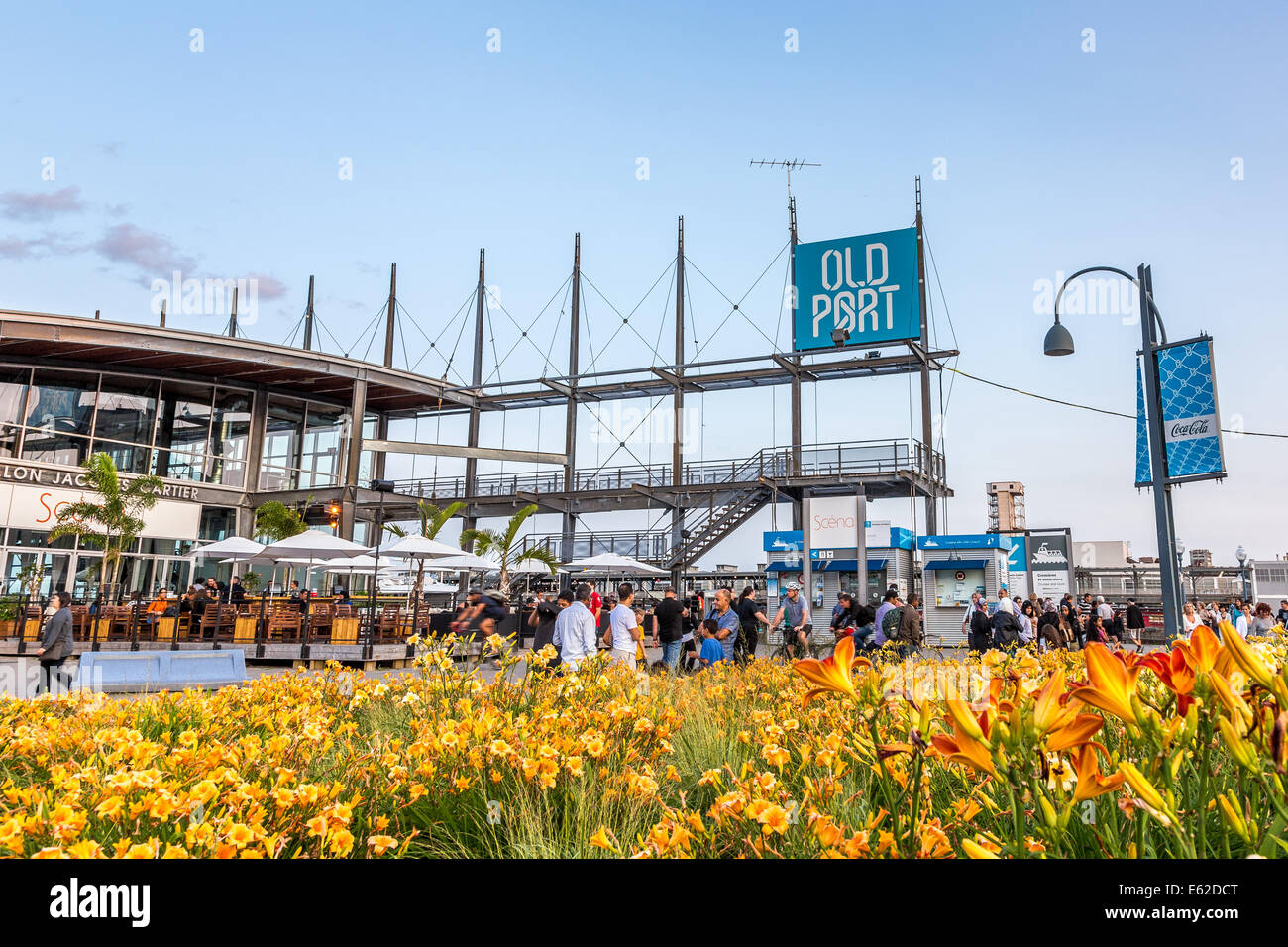 Montreal porta Vecchia estate 2014 Vieux-Port de Montréal 2014 Foto Stock