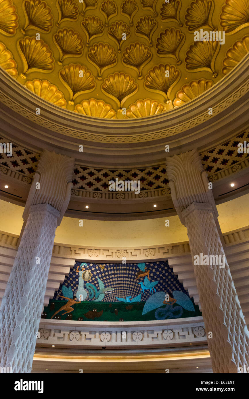 La lobby, Atlantis Paradise Island Resort, Bahamas Foto Stock