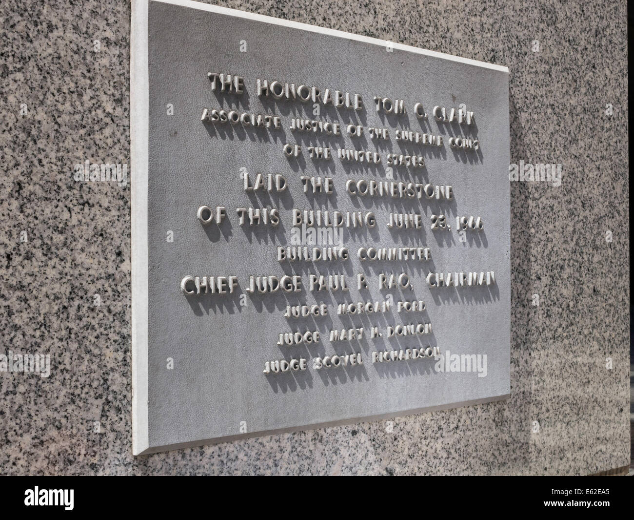 Jacob K. Javits Federal Plaza in Foley Square NYC Foto Stock