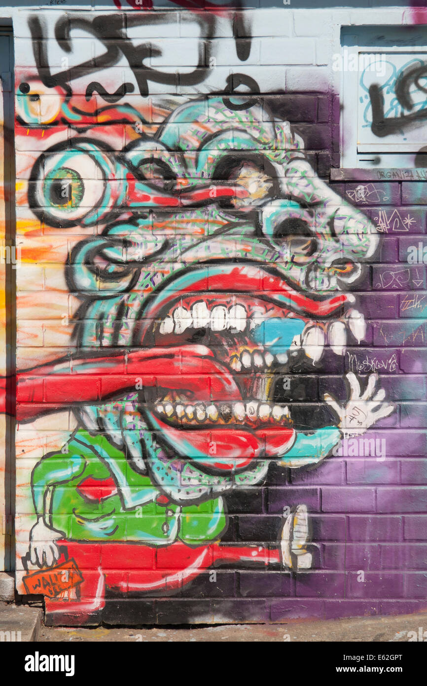 Graffiti di close-up Foto Stock