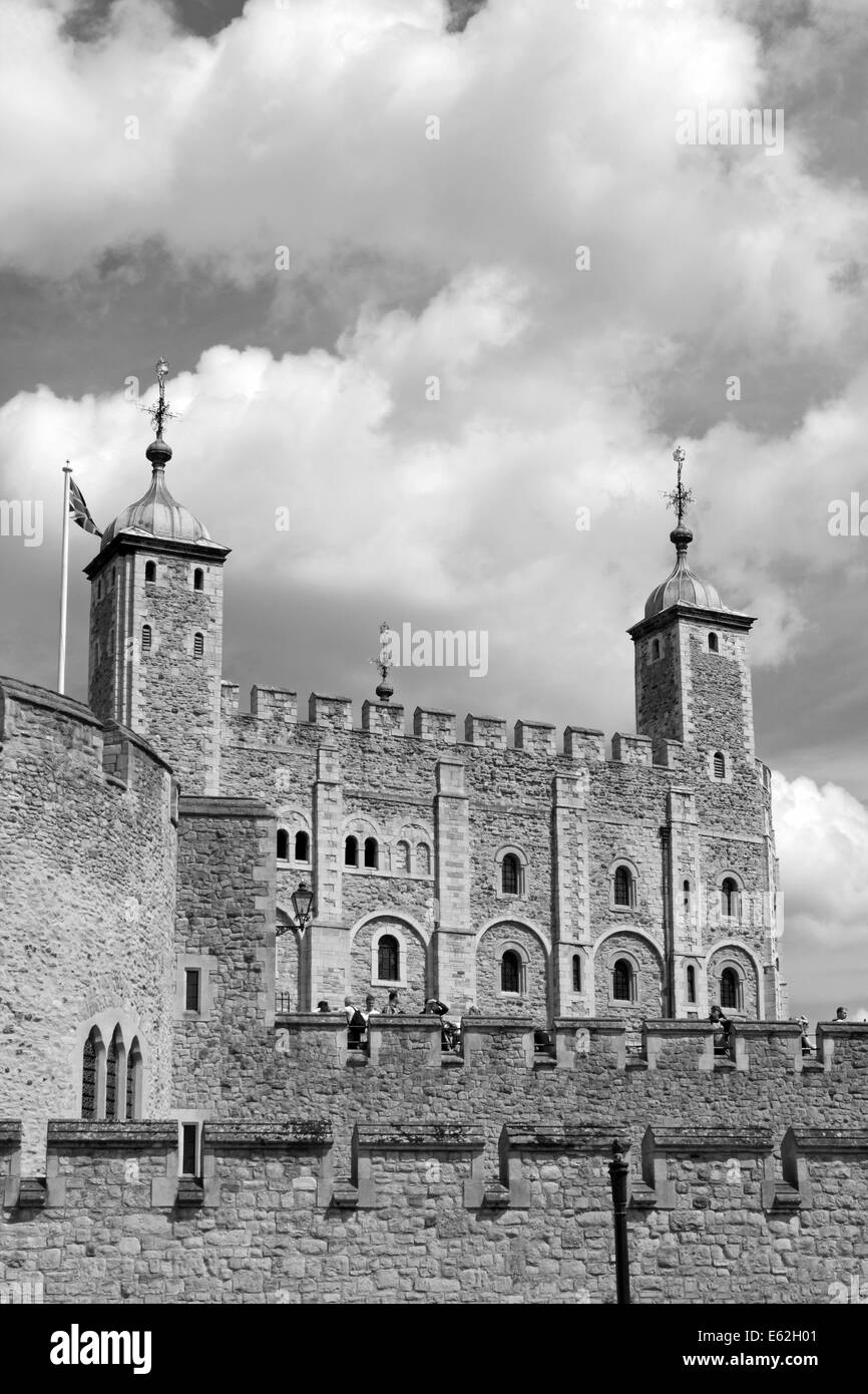 La Torre di Londra, in Inghilterra, Regno Unito Foto Stock