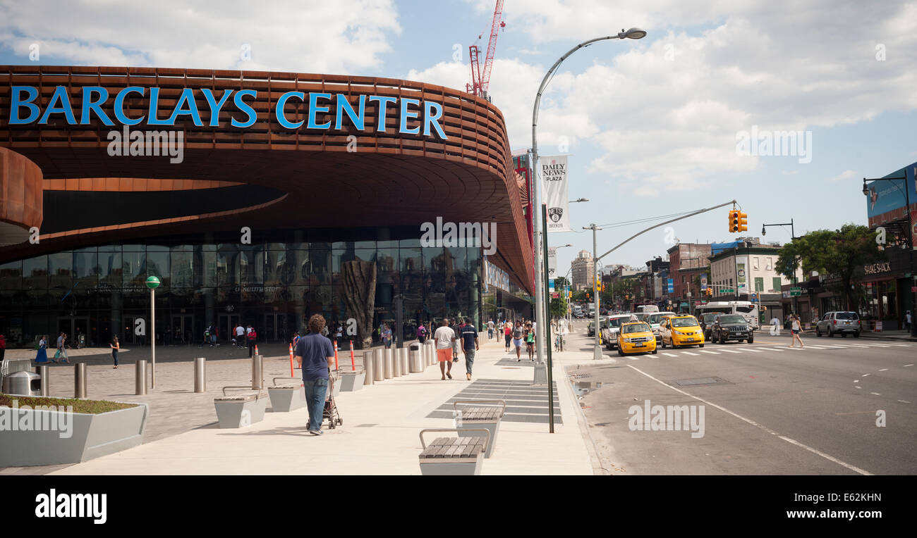 La Barclays Center di Brooklyn a New York Foto Stock