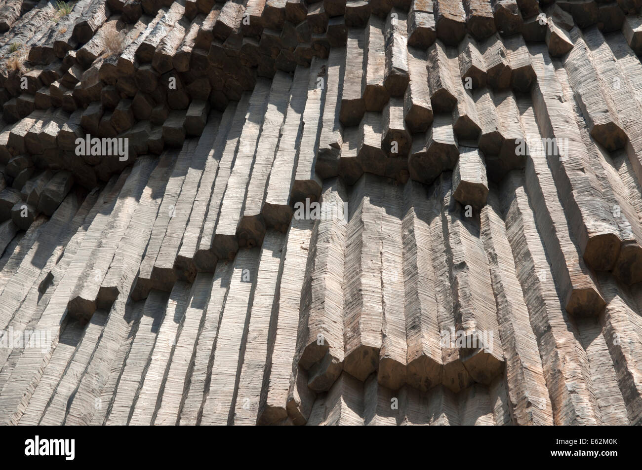 Ad incastro le colonne di basalto, garni gorge, Armenia Foto Stock