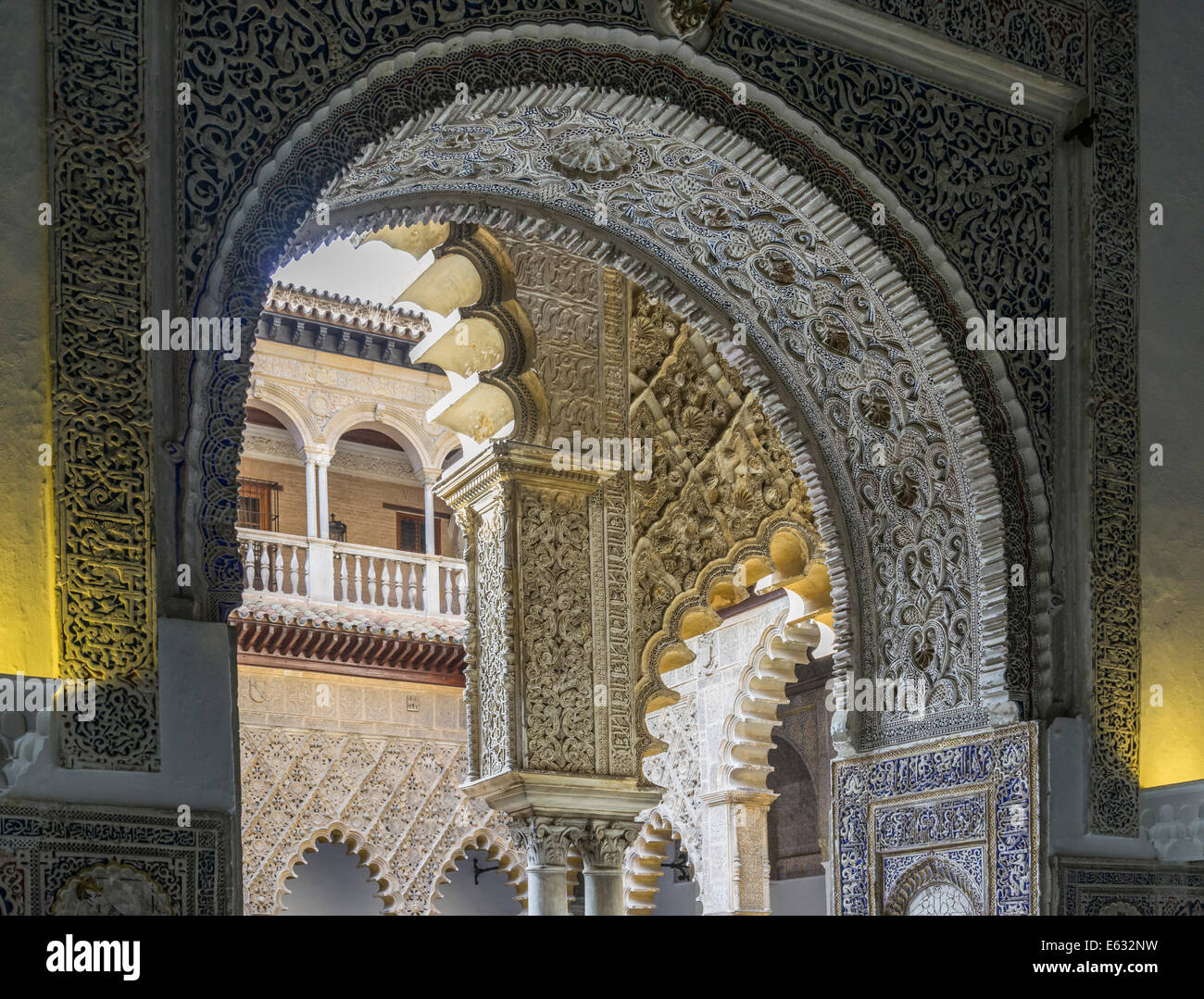 Palazzo Alcázar, Siviglia, Andalusia, Spagna Foto Stock