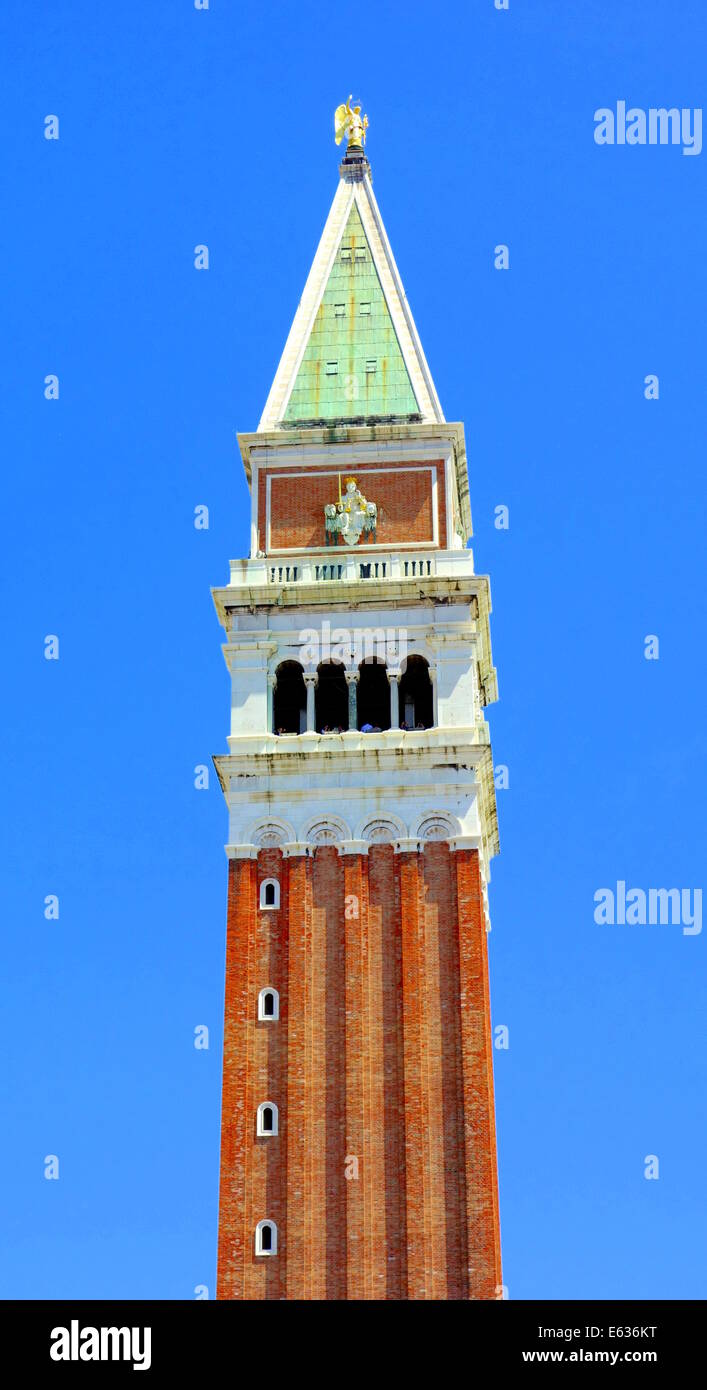 San Marco torre a Venezia, Italia Foto Stock