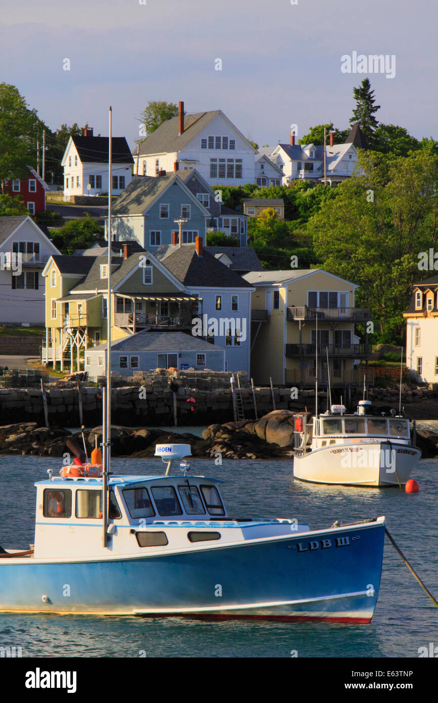 Stonington Harbor, Maine, Stati Uniti d'America Foto Stock