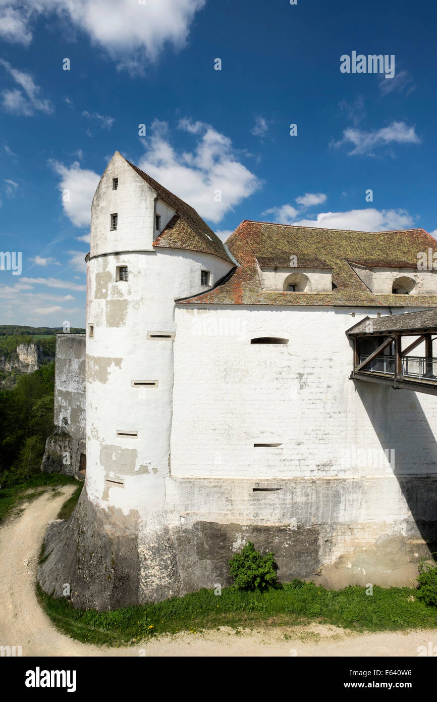 Il castello di Wildenstein, Leibertingen, Superiore Valle del Danubio, Baden-Württemberg, Germania Foto Stock