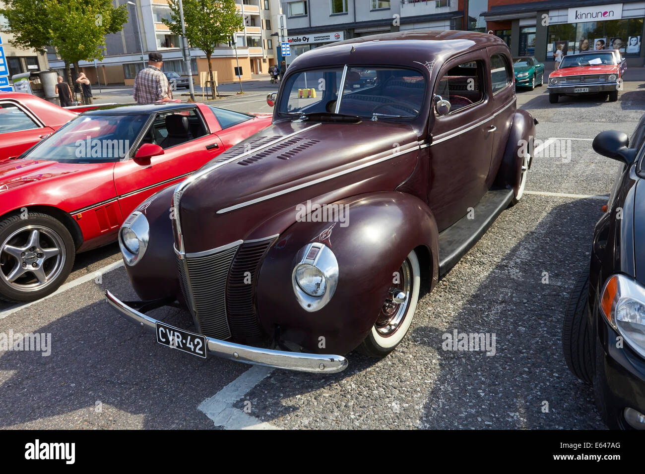 1940 Ford berline V8 Foto Stock