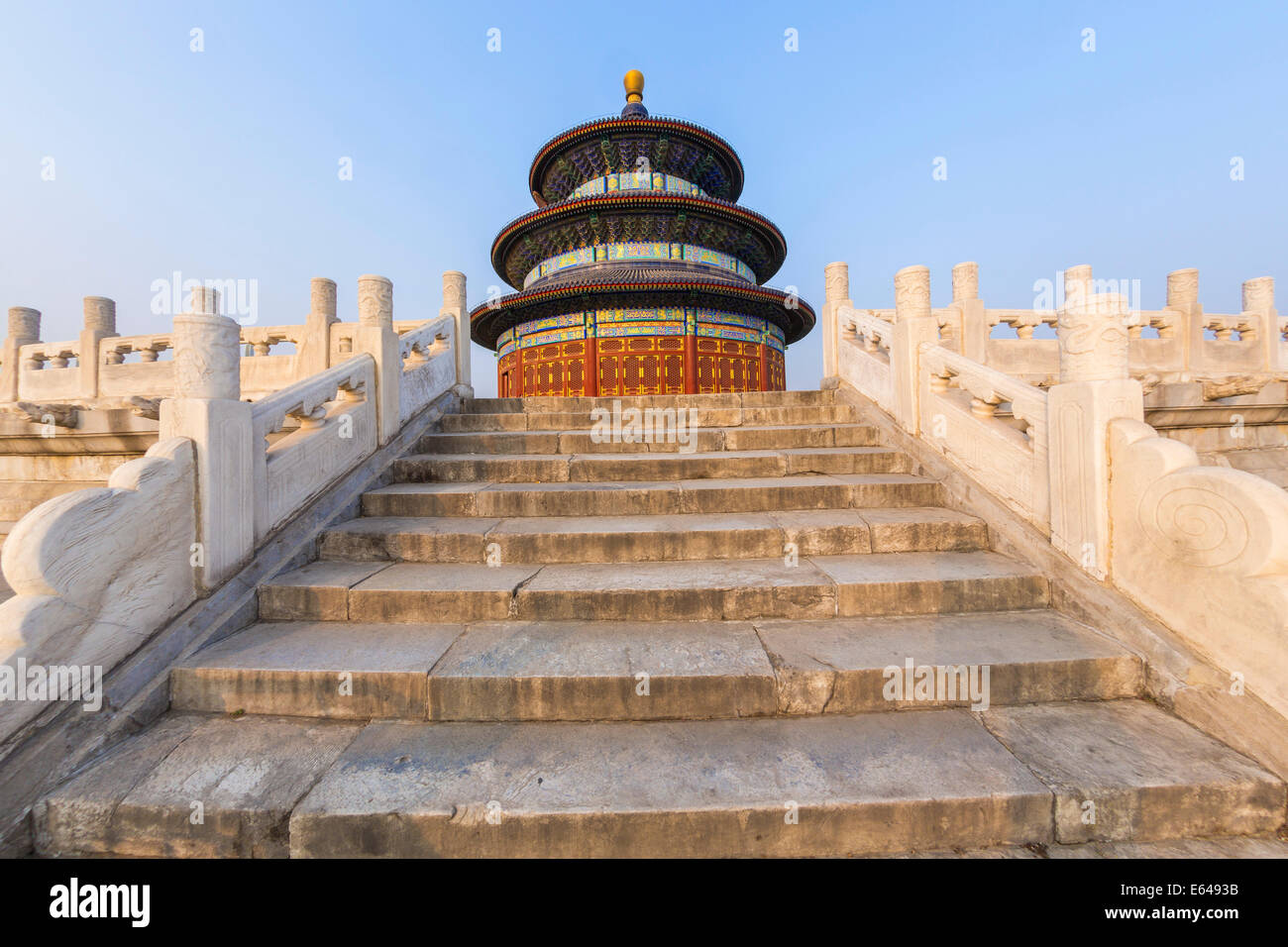 Tempio del Paradiso e la sala di preghiera per il raccolto a Pechino, Cina Foto Stock