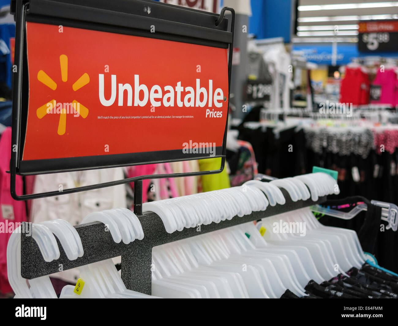 Walmart Discount Department Store, STATI UNITI D'AMERICA Foto Stock
