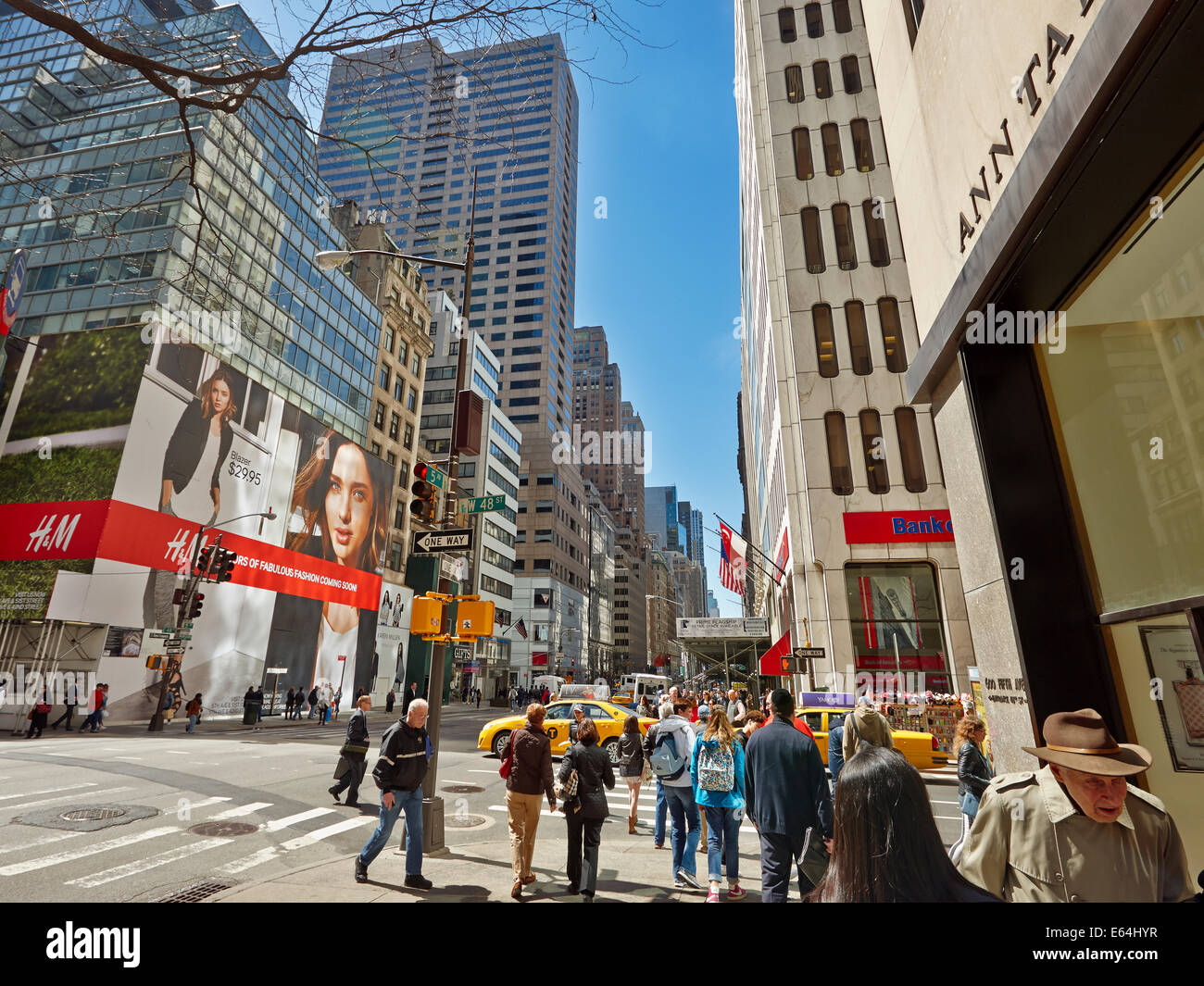 Fifth Avenue, New York, Stati Uniti d'America. Foto Stock