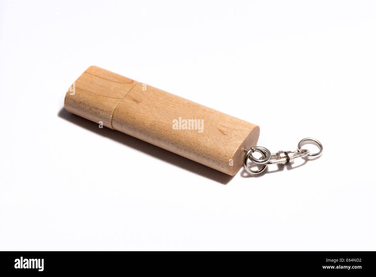 Disco flash drive isolato. Foto Stock