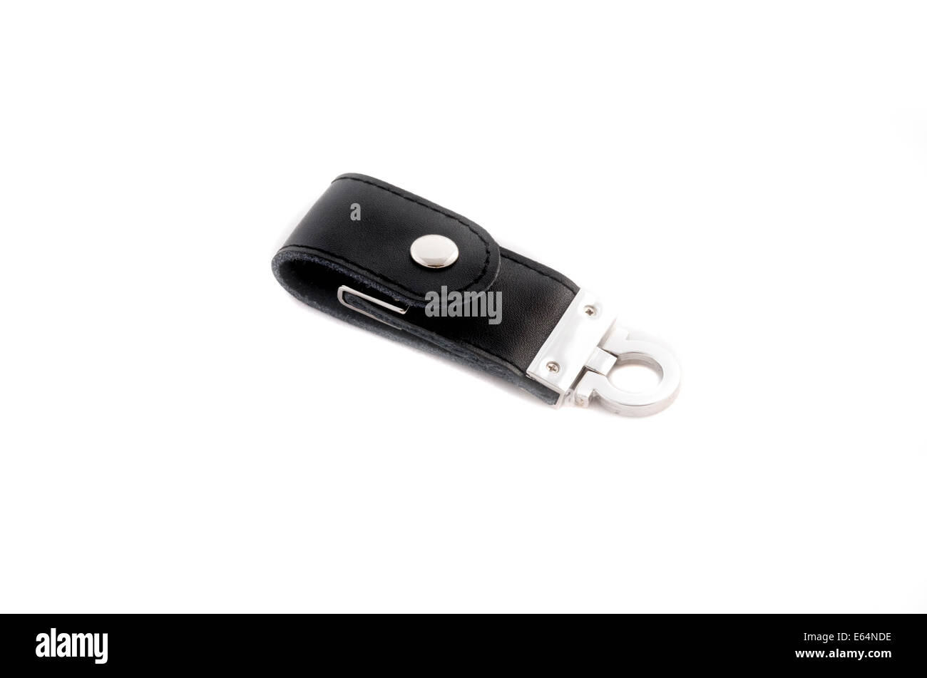 Disco flash drive isolato. Foto Stock