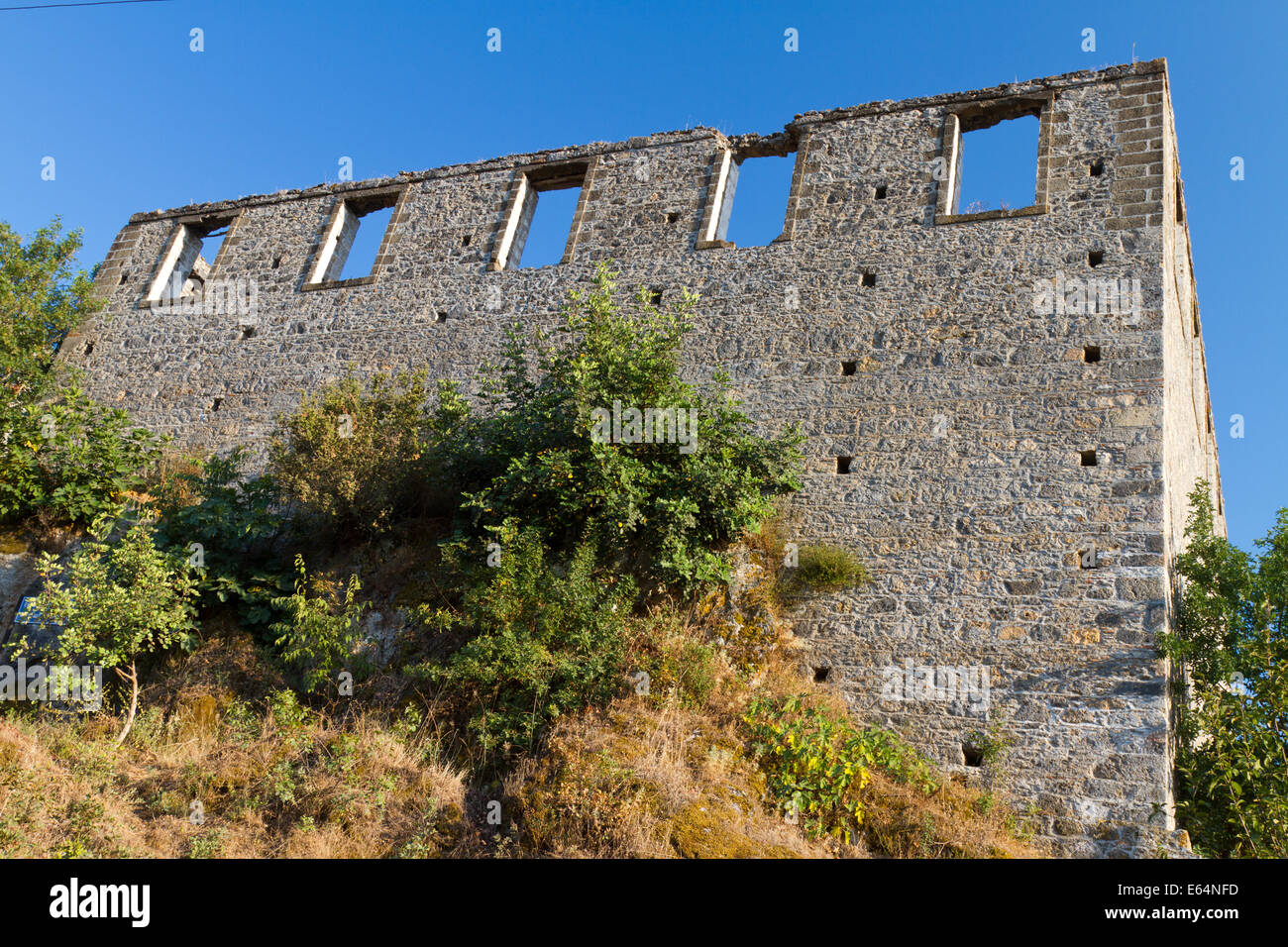 Vecchia Scuola di Kayakoy, Fethiye Foto Stock