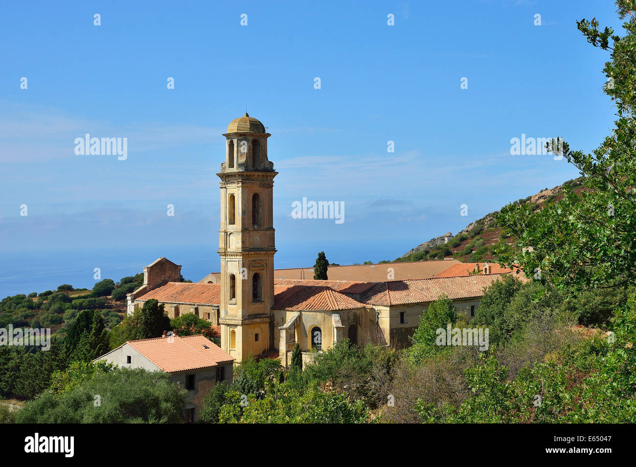Couvent Saint-Dominique de Corbara Monastero, Pietralta Corbara, Balagne, Corsica, Francia Foto Stock