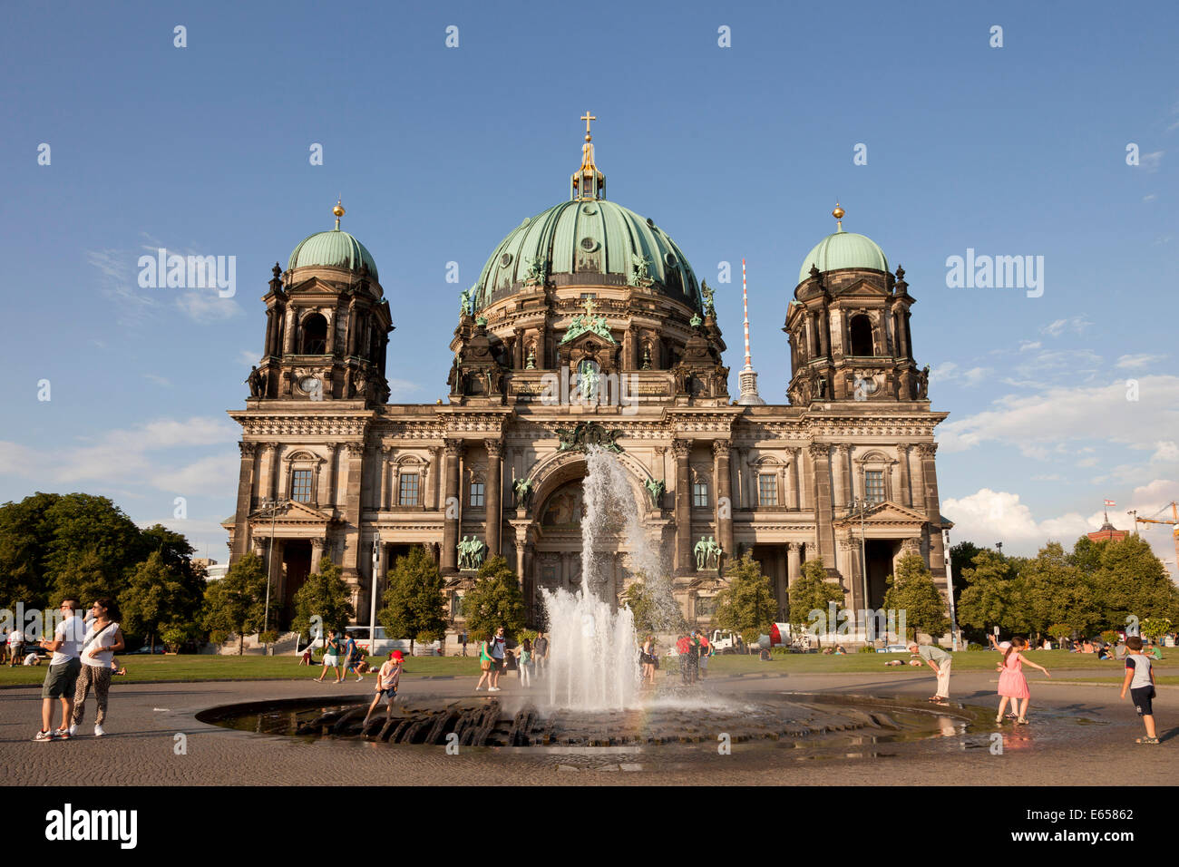 Cattedrale di Berlino o Duomo di Berlino in Germania, Europa Foto Stock