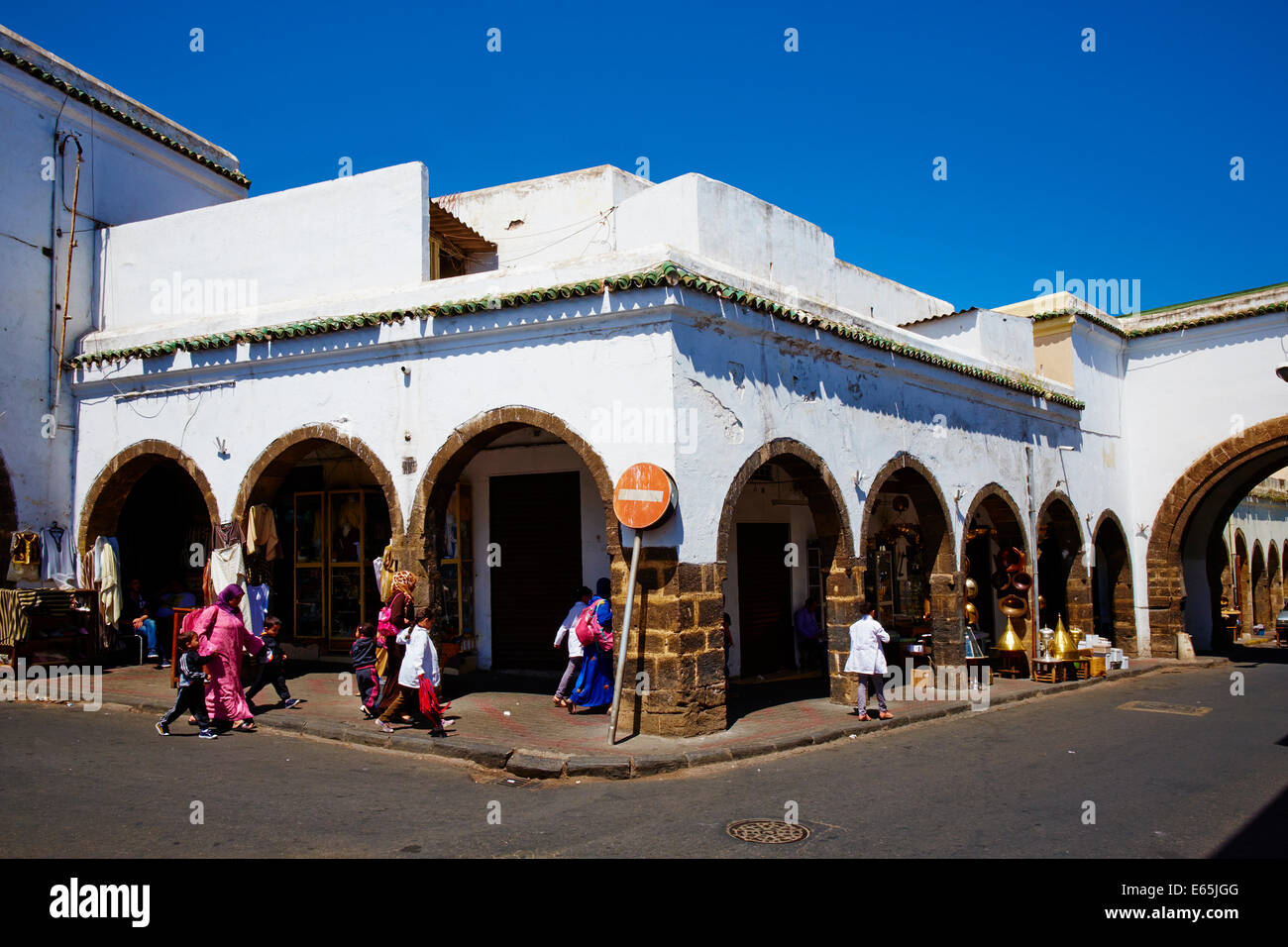 Il Marocco, Casablanca, il Habous o la nuova Medina, 1918-1955 Foto Stock