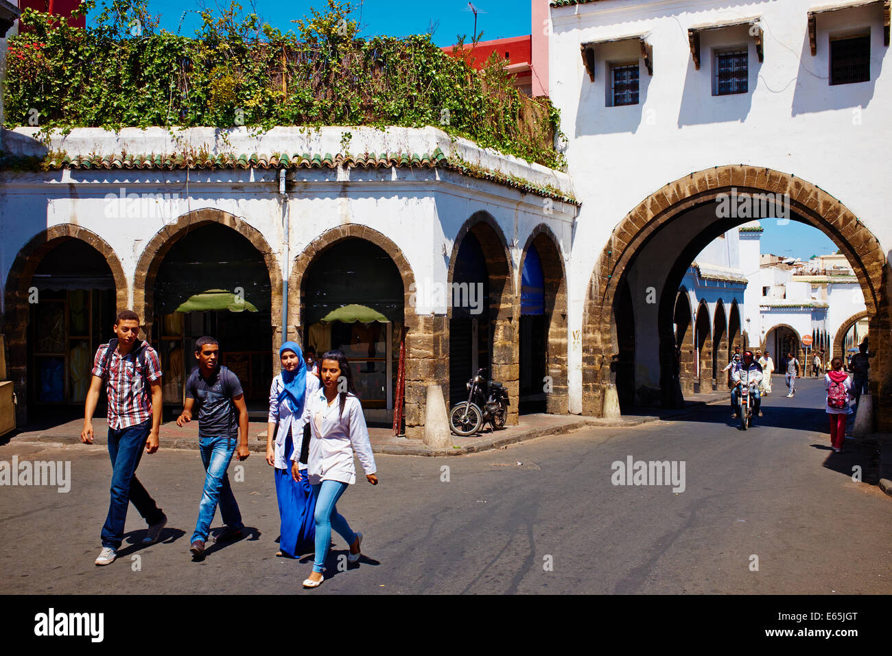 Il Marocco, Casablanca, il Habous o la nuova Medina, 1918-1955 Foto Stock