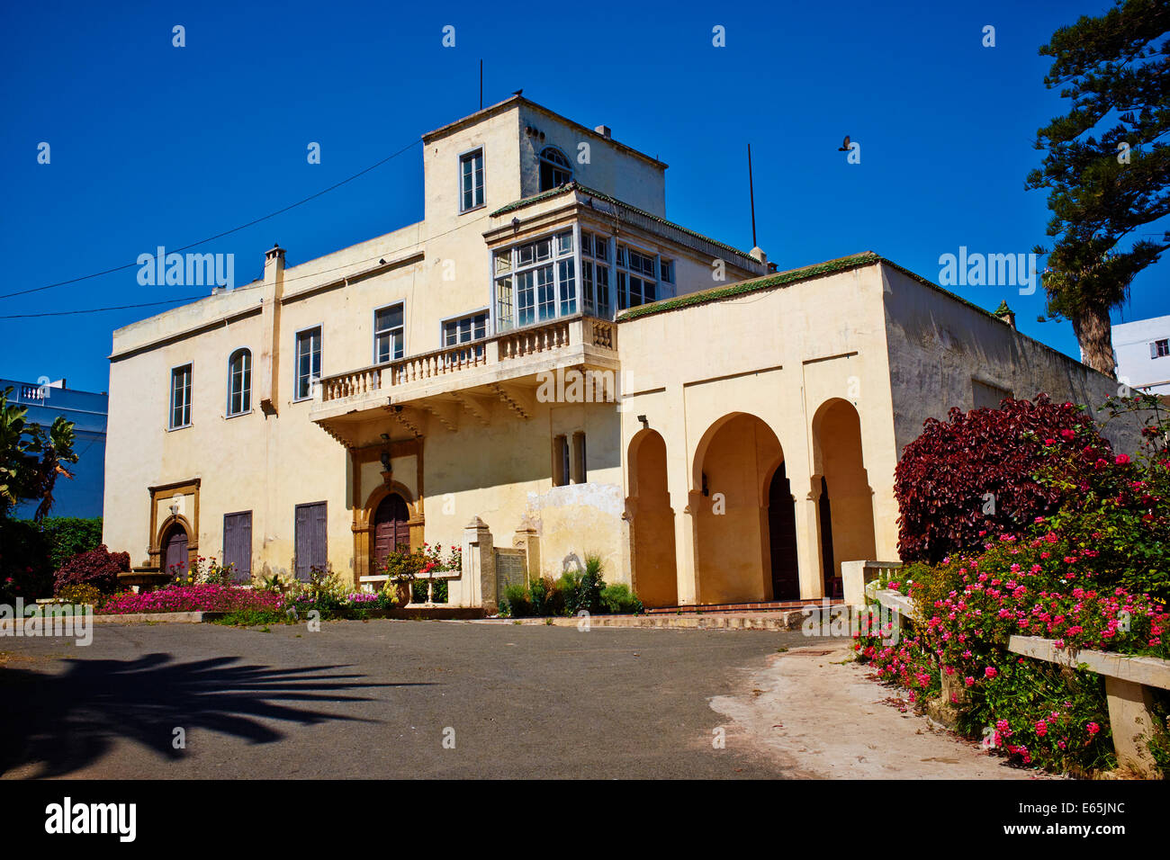 Il Marocco, Casablanca, vecchia medina, antica residenza house Foto Stock