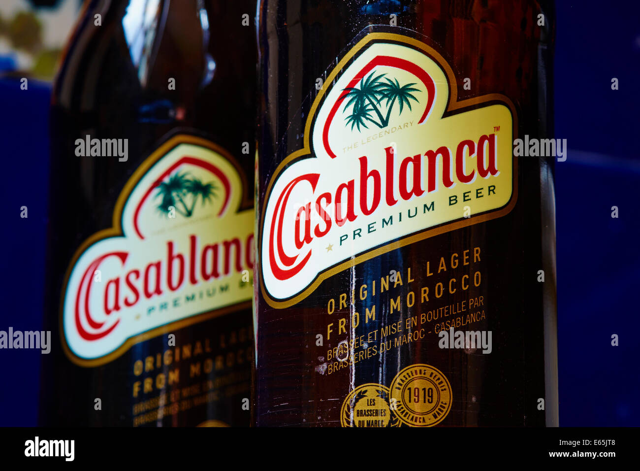 Il Marocco, Casablanca, Casablanca birra Foto Stock